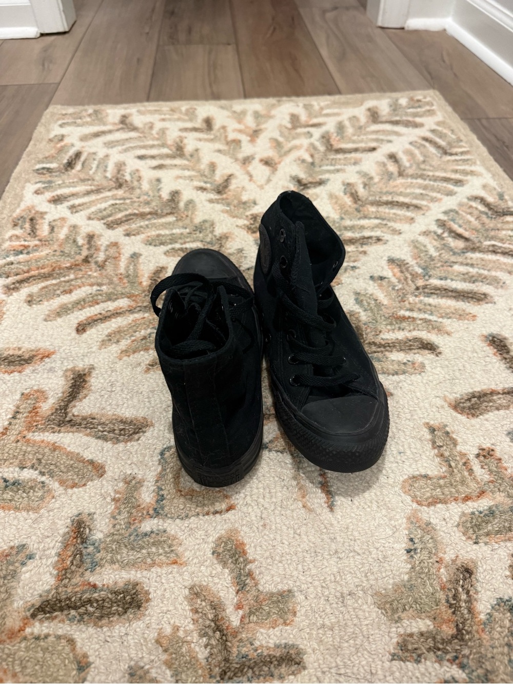 Converse Black High-Top Canvas Sneakers - Women's